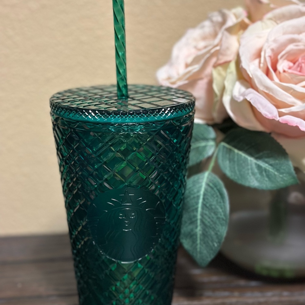 Starbucks Green Tumbler with Straw